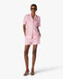 Pink Radiating Monogram Silk Shorts