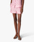 Pink Radiating Monogram Silk Shorts