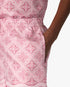 Pink Radiating Monogram Silk Shorts