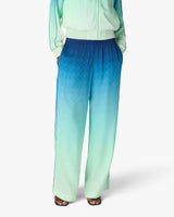 Blue & Green Gradient Monogram Jacquard Trousers