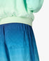 Blue & Green Gradient Monogram Jacquard Trousers