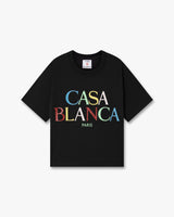 Black Logo Cropped Baby Short Sleeved T-Shirt
