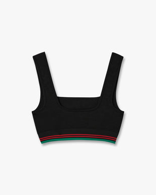 Black Seamless Bralette