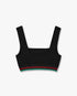 Black Seamless Bralette