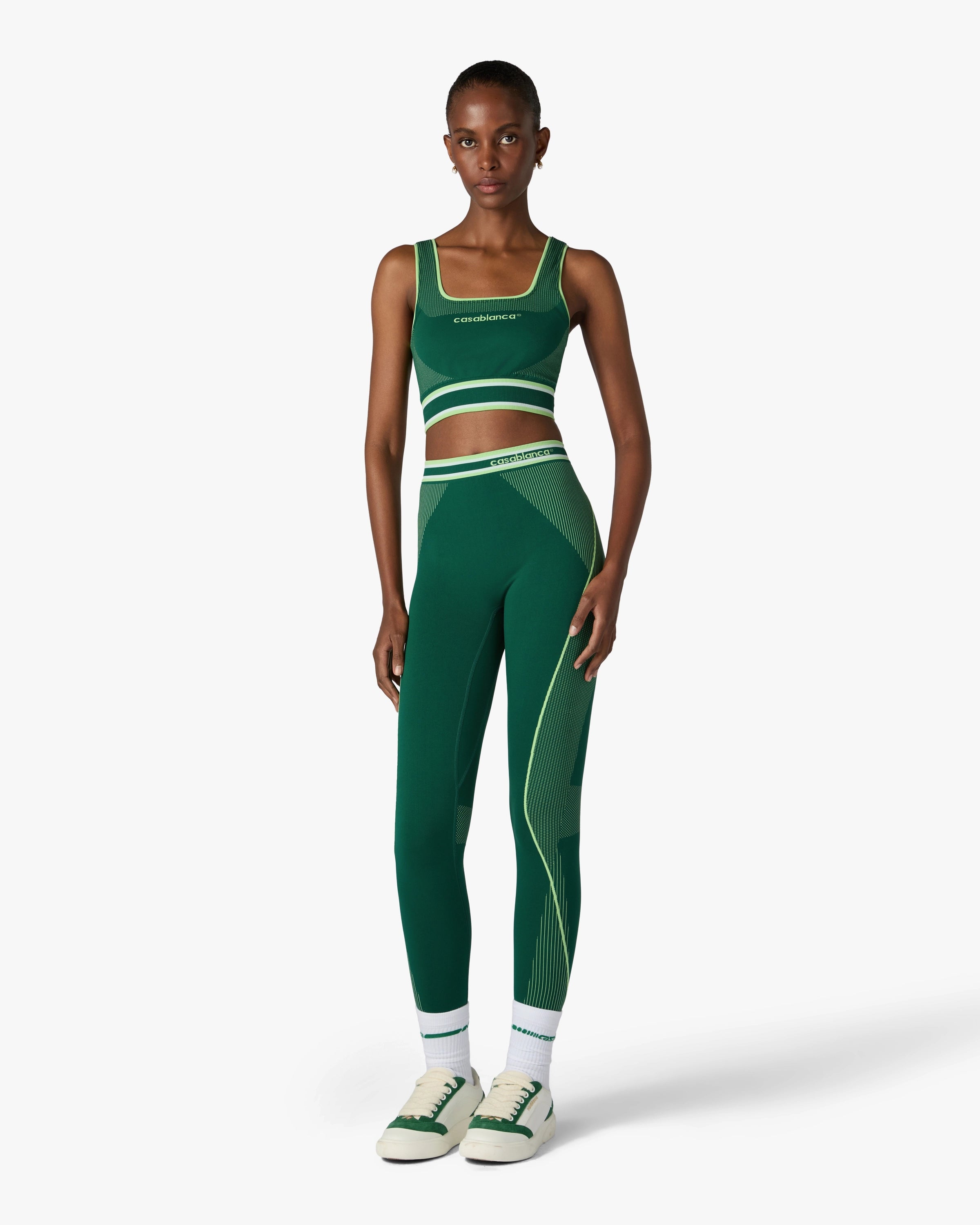 Green Seamless Bralette