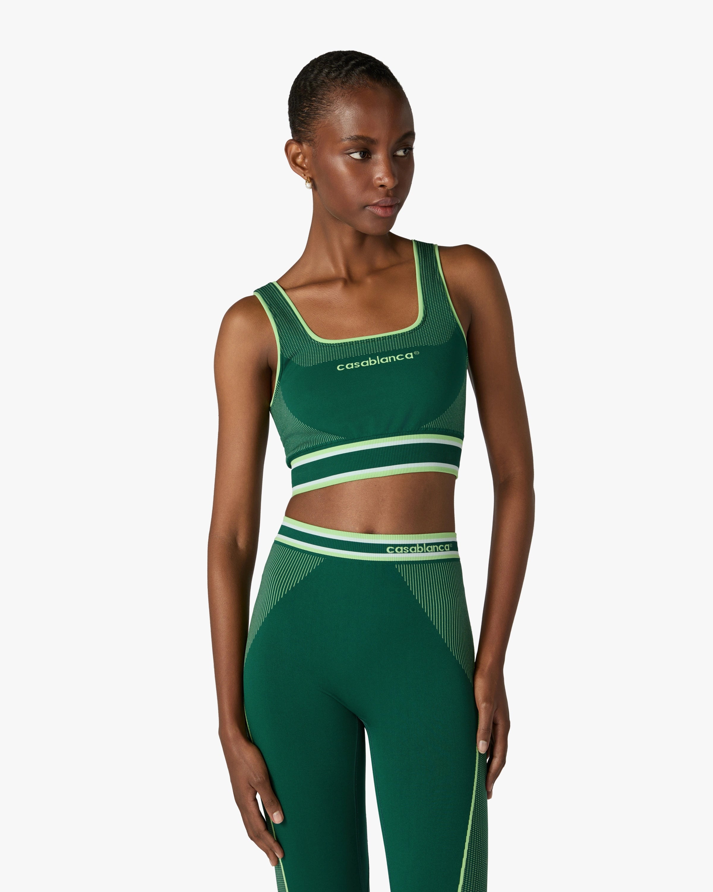 Green Seamless Bralette