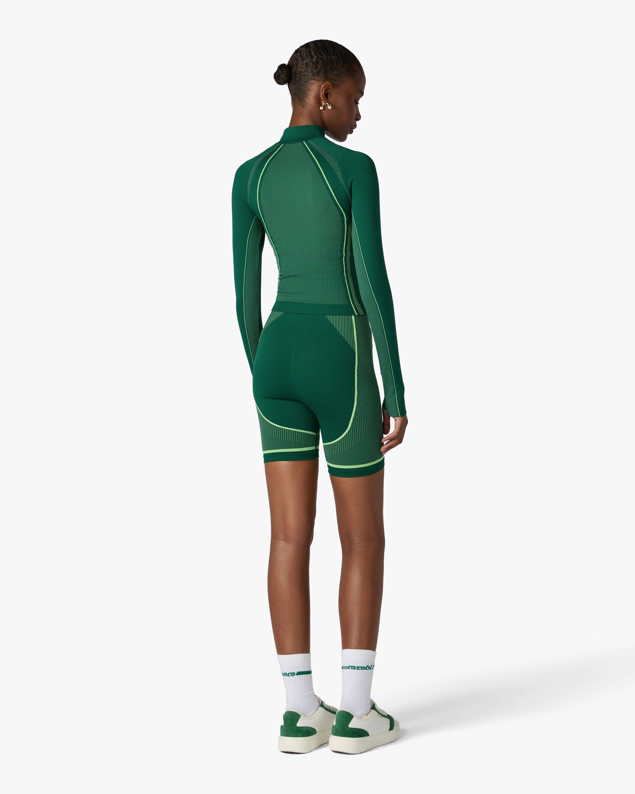 Green Seamless Shorts