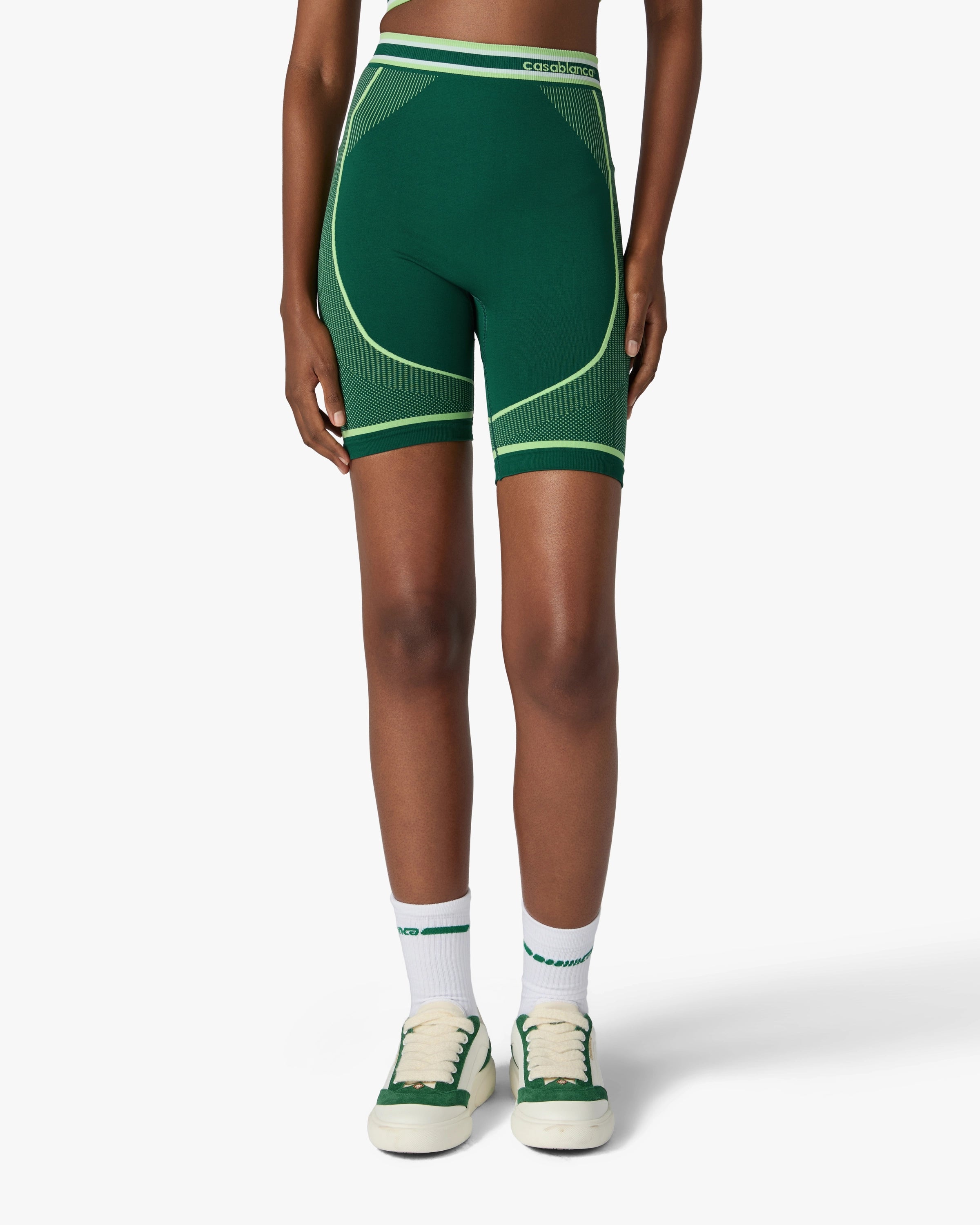 Green Seamless Shorts