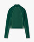 Green Seamless Zip-Up Jacket