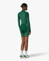 Green Seamless Zip-Up Jacket