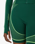 Green Seamless Zip-Up Jacket
