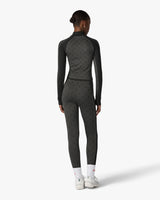 Grey Seamless Monogram Leggings