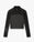 Grey Seamless Monogram Half Zip Long Sleeve Top