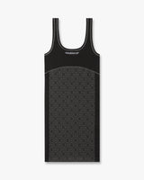 Grey Seamless Monogram Mini Dress