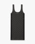 Grey Seamless Monogram Mini Dress