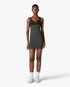 Grey Seamless Monogram Mini Dress
