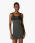 Grey Seamless Monogram Mini Dress