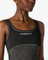 Grey Seamless Monogram Mini Dress