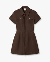 Dark Brown Monogram Canvas Midi Dress