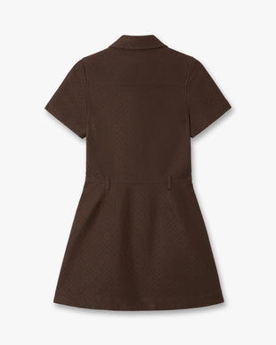 Dark Brown Monogram Canvas Midi Dress
