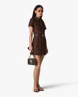 Dark Brown Monogram Canvas Midi Dress