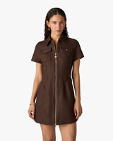 Dark Brown Monogram Canvas Midi Dress