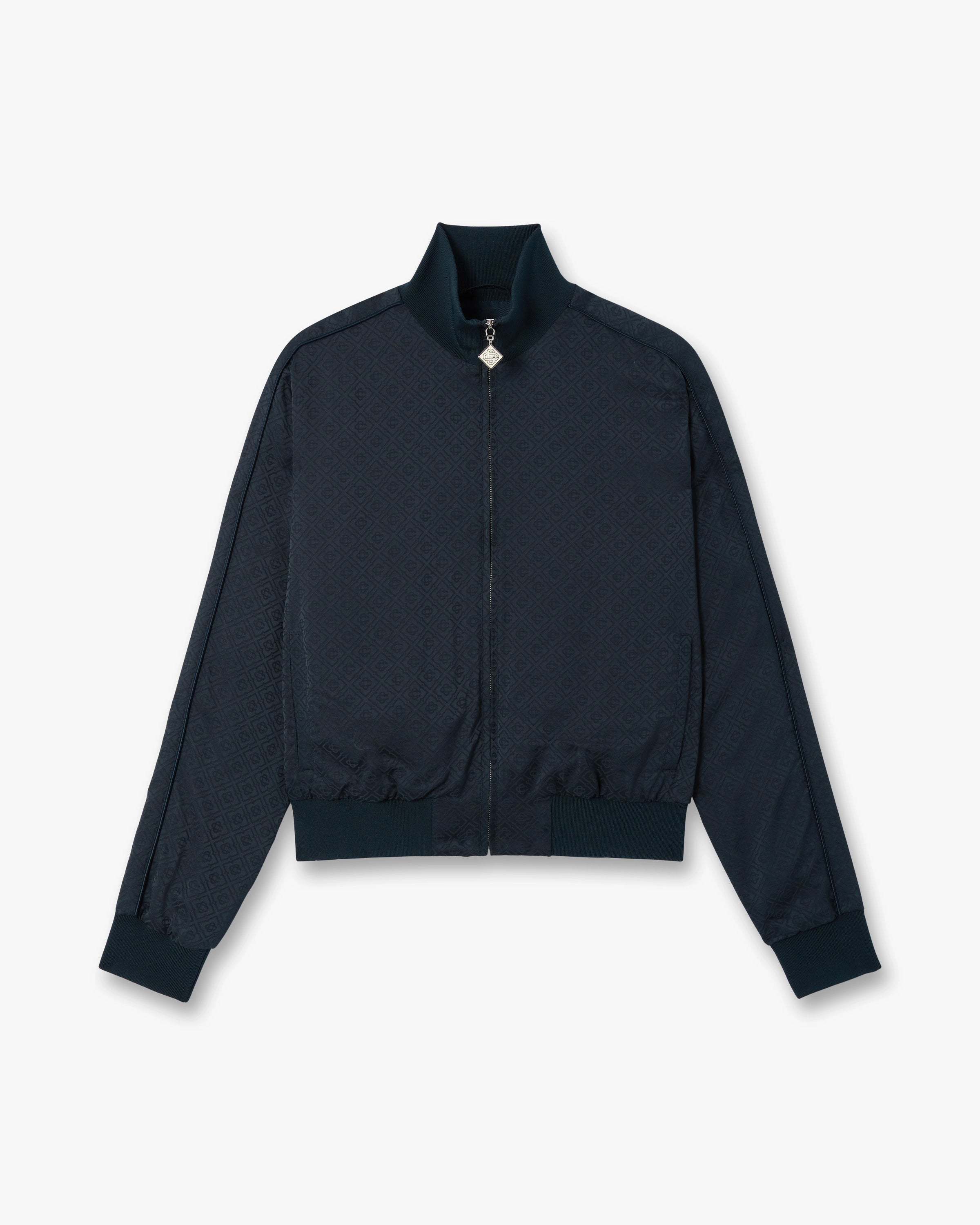 Navy Monogram Track Jacket