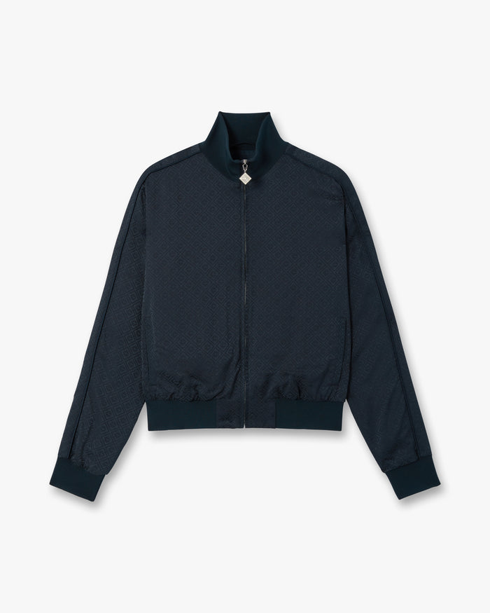 Navy Monogram Track Jacket