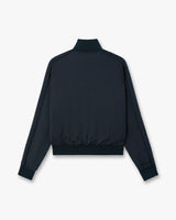 Navy Monogram Track Jacket