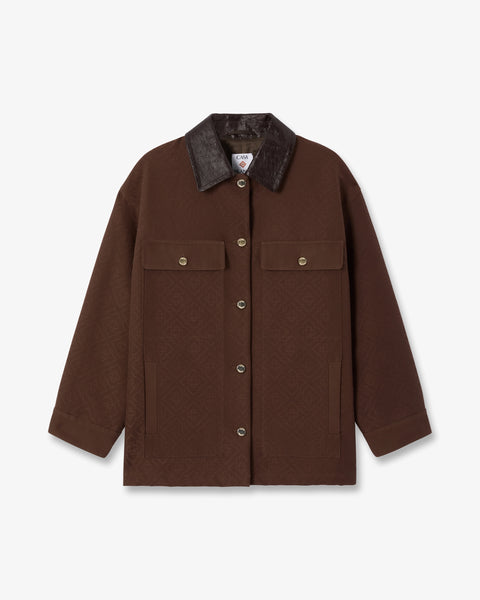 aLORS paris Blouson【Gabi-ガビ-】DarkBrown aLORS paris Blouson aLORS paris Blouson【Gabi-ガビ-】DarkBrown aLORS paris Blouson