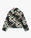 Green & Navy Check Monogram Fleece Jacket