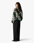 Green & Navy Check Monogram Fleece Jacket
