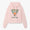 Pink Tennis Club Icon Pyramid Abduction Cropped Hooded Sweatshirt