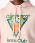 Pink Tennis Club Icon Pyramid Abduction Cropped Hooded Sweatshirt