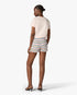 Multicolour Striped Shirred Shorts
