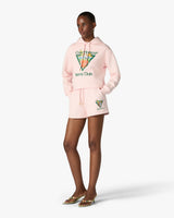 Pink Tennis Club Icon Pyramid Abduction Embroidered Sweatshorts