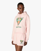 Pink Tennis Club Icon Pyramid Abduction Embroidered Sweatshorts