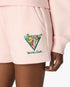 Pink Tennis Club Icon Pyramid Abduction Embroidered Sweatshorts