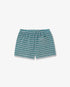 Teal Striped Towelling Shorts