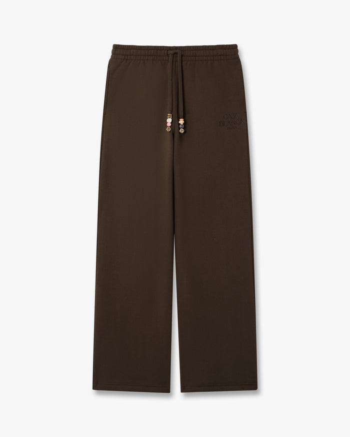 Dark Brown Wide Leg Sweatpants