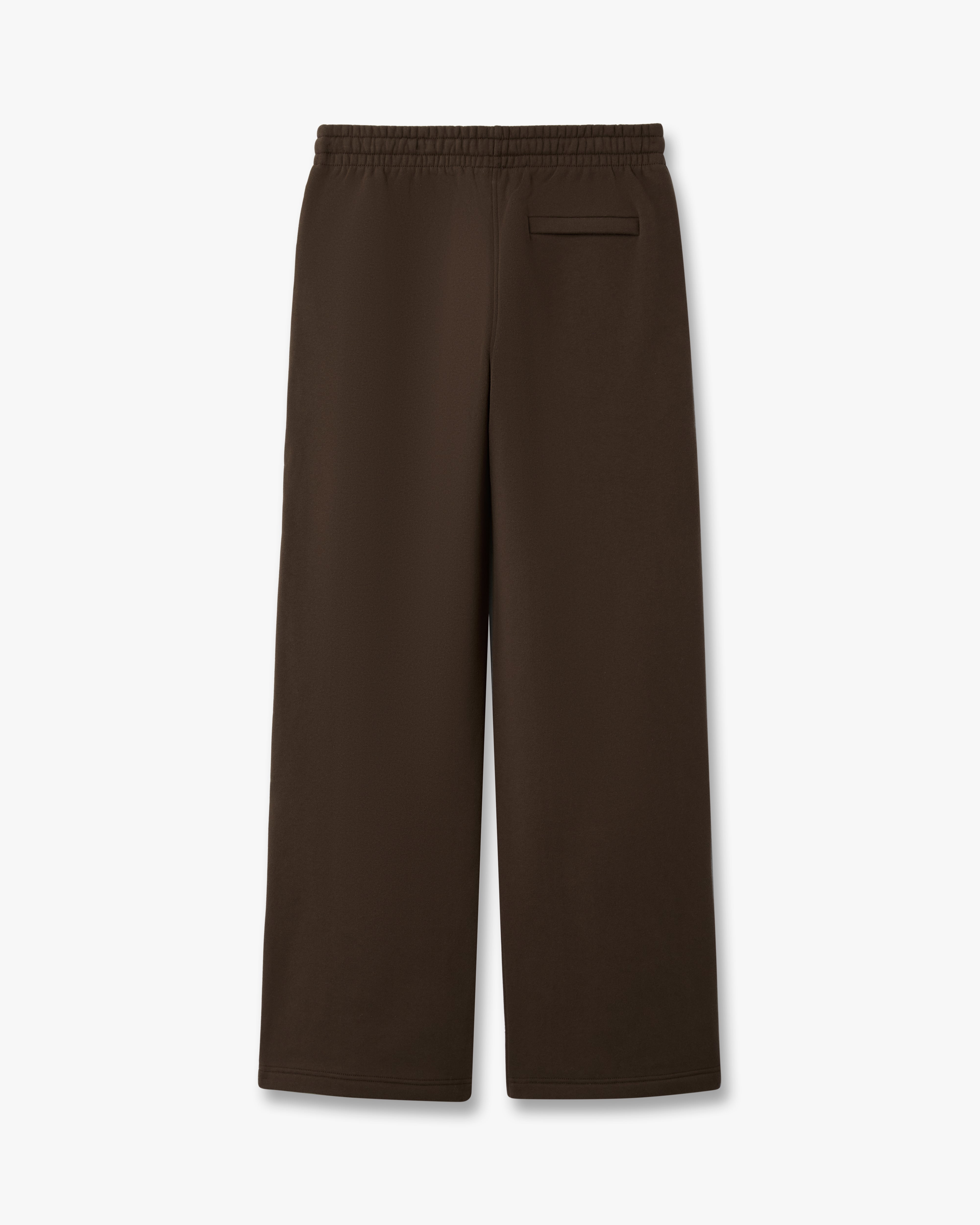 Dark Brown Wide Leg Sweatpants
