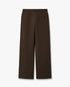 Dark Brown Wide Leg Sweatpants