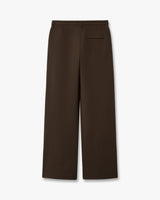 Dark Brown Wide Leg Sweatpants