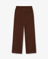 Dark Brown Wide Leg Sweatpants