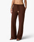 Dark Brown Wide Leg Sweatpants