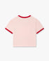 Pink Pyramid Tourism Cropped Baby Short Sleeve T-Shirt