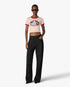 Pink Pyramid Tourism Cropped Baby Short Sleeve T-Shirt