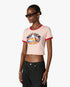 Pink Pyramid Tourism Cropped Baby Short Sleeve T-Shirt