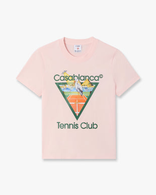 Pink Tennis Club Icon Pyramid Abduction Fitted Short Sleeve T-Shirt