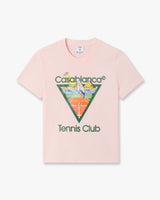 Pink Tennis Club Icon Pyramid Abduction Fitted Short Sleeve T-Shirt